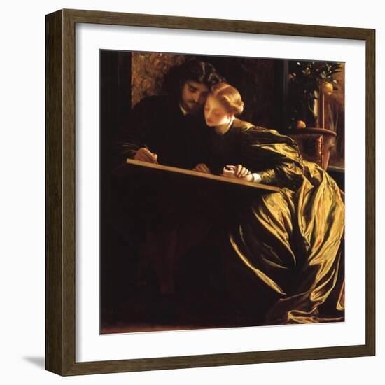 Painter and His Bride, 1864-Frederick Leighton-Framed Giclee Print