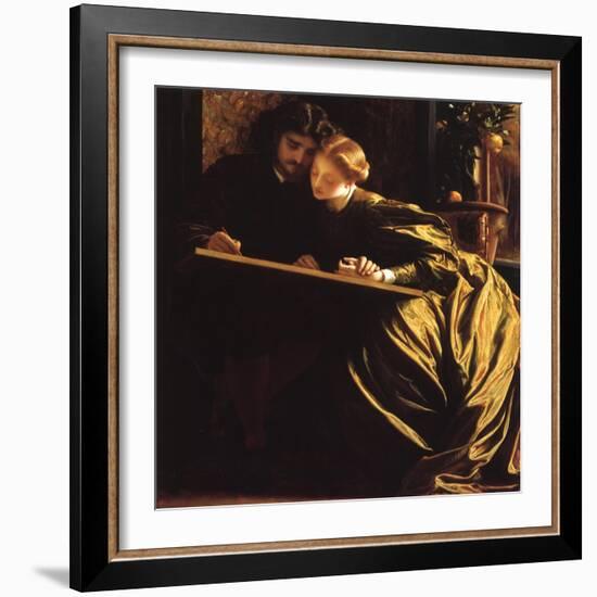 Painter and His Bride, 1864-Frederick Leighton-Framed Giclee Print