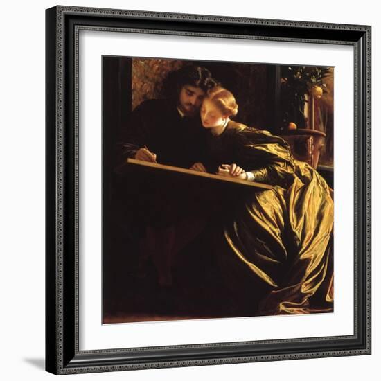 Painter and His Bride, 1864-Frederick Leighton-Framed Giclee Print