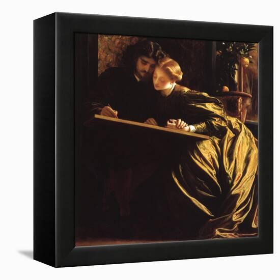 Painter and His Bride, 1864-Frederick Leighton-Framed Premier Image Canvas