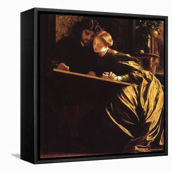 Painter and His Bride, 1864-Frederick Leighton-Framed Premier Image Canvas