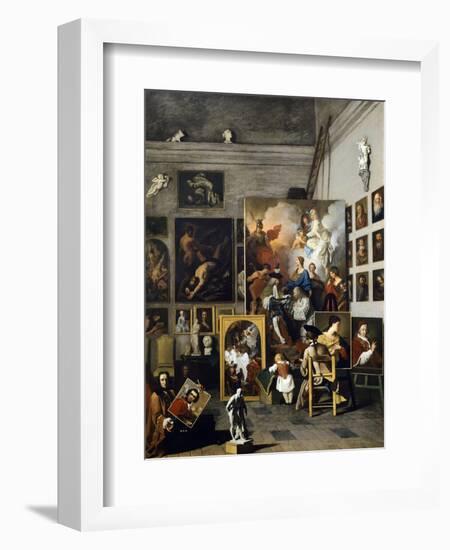 Painter's Studio-Pierre Subleyras-Framed Giclee Print