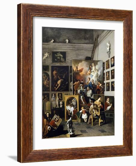 Painter's Studio-Pierre Subleyras-Framed Giclee Print