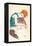 Painter's Wife, Seated-Egon Schiele-Framed Stretched Canvas