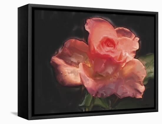 Painterly Flower IV-Lola Henry-Framed Premier Image Canvas