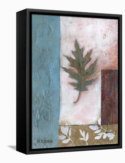 Painterly Leaf Collage I-W. Green-Aldridge-Framed Stretched Canvas