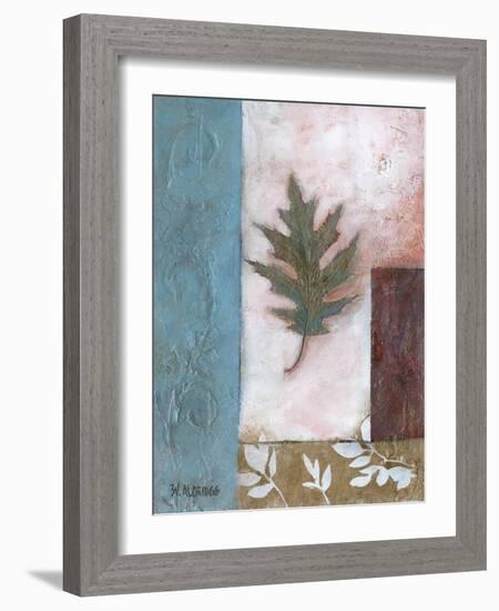 Painterly Leaf Collage I-W. Green-Aldridge-Framed Art Print