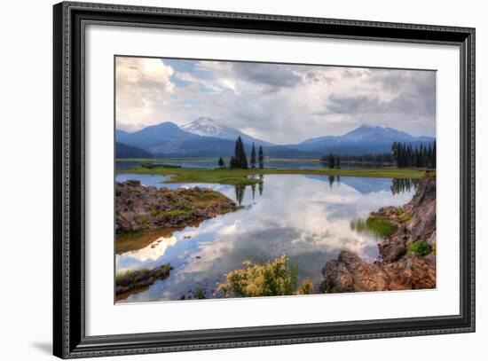 Painterly Scene at Spark's Lake, Bend Oregon-Vincent James-Framed Photographic Print