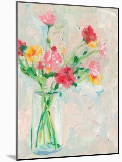 Painterly Soft Bouquet I-Melissa Wang-Mounted Art Print