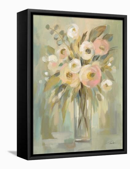 Painterly Strokes Floral-Silvia Vassileva-Framed Stretched Canvas