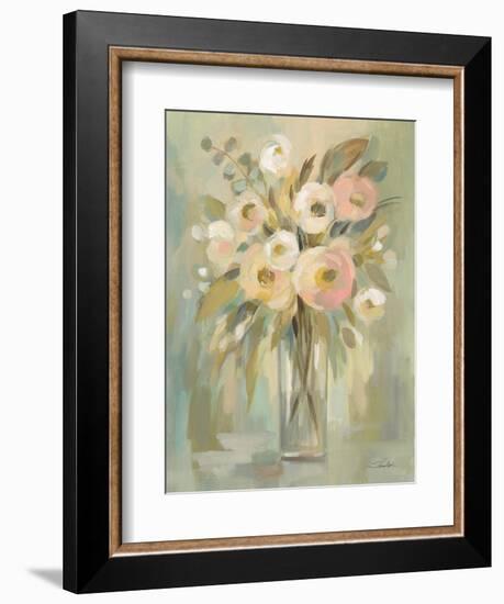 Painterly Strokes Floral-Silvia Vassileva-Framed Art Print