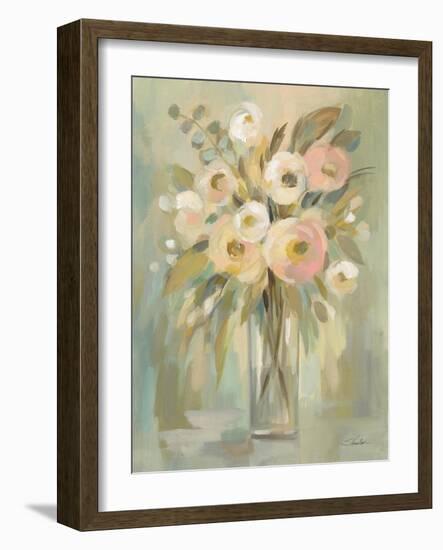 Painterly Strokes Floral-Silvia Vassileva-Framed Art Print