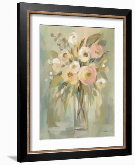 Painterly Strokes Floral-Silvia Vassileva-Framed Art Print