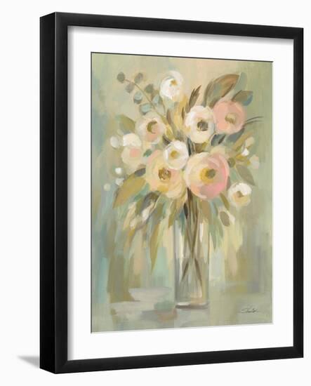 Painterly Strokes Floral-Silvia Vassileva-Framed Art Print