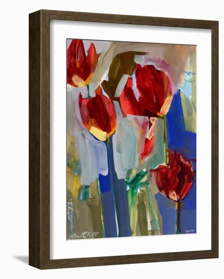 Painterly Tulips I-Erin McGee Ferrell-Framed Art Print