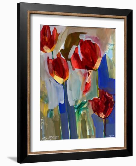 Painterly Tulips I-Erin McGee Ferrell-Framed Art Print