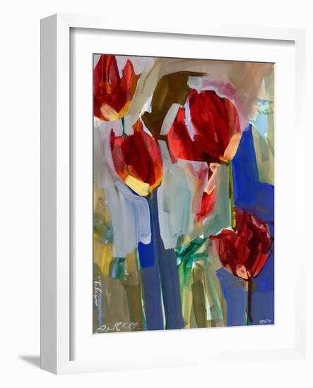 Painterly Tulips I-Erin McGee Ferrell-Framed Art Print