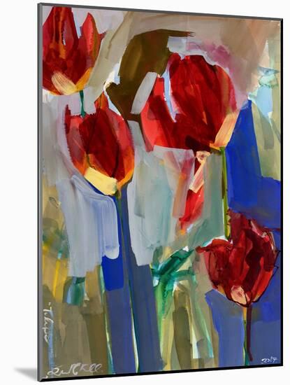 Painterly Tulips I-Erin McGee Ferrell-Mounted Art Print