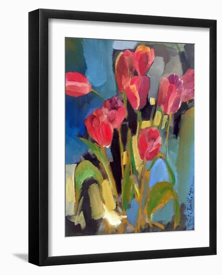 Painterly Tulips II-Erin McGee Ferrell-Framed Art Print