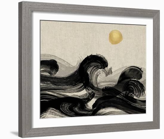 Painterly Waves - Abated Flow-Paul Duncan-Framed Art Print