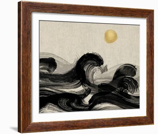 Painterly Waves - Abated Flow-Paul Duncan-Framed Art Print