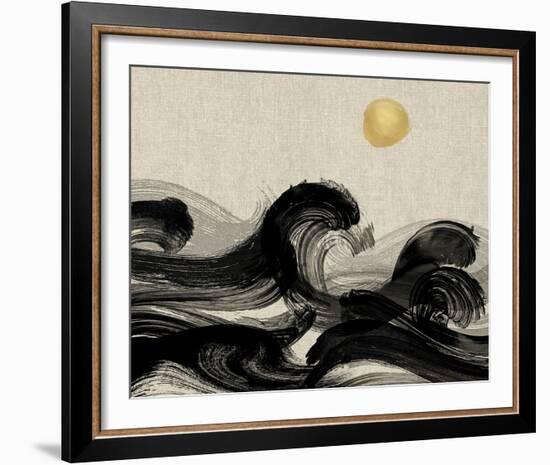 Painterly Waves - Abated Flow-Paul Duncan-Framed Art Print