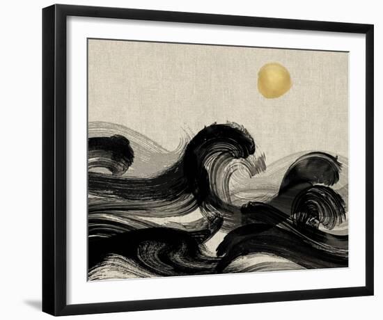 Painterly Waves - Abated Flow-Paul Duncan-Framed Art Print