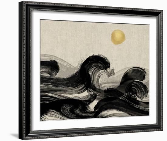 Painterly Waves - Abated Flow-Paul Duncan-Framed Art Print