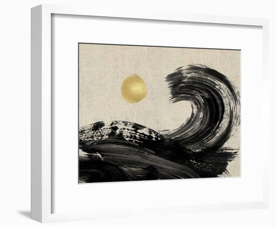 Painterly Waves - Ebb-Paul Duncan-Framed Giclee Print