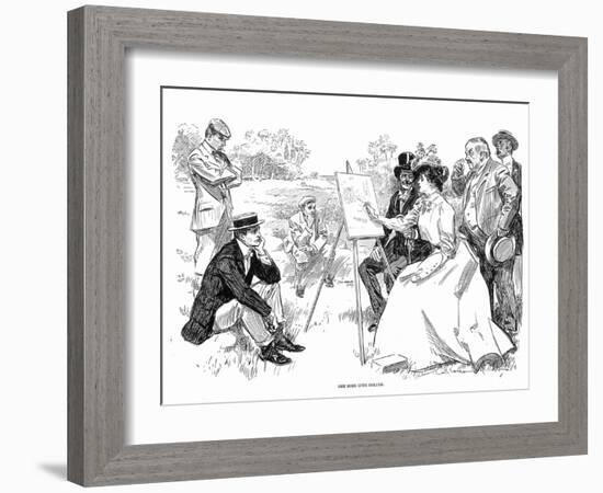 Painting, 1901-Charles Dana Gibson-Framed Giclee Print