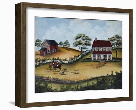 Painting 2-Barbara Jeffords-Framed Art Print