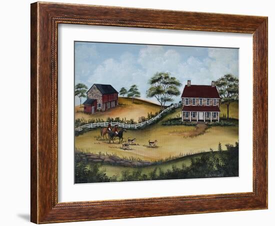 Painting 2-Barbara Jeffords-Framed Art Print