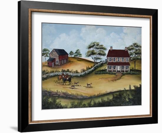 Painting 2-Barbara Jeffords-Framed Art Print