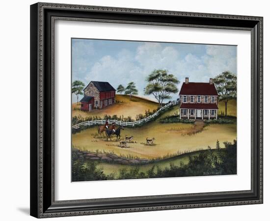 Painting 2-Barbara Jeffords-Framed Art Print