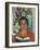 Painting and Book (Portrait of Miss Jean Mccaig)-George Leslie Hunter-Framed Giclee Print