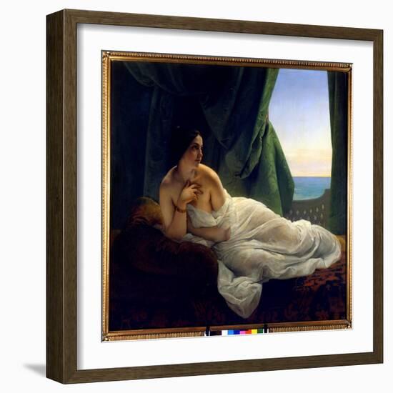 Painting by Francesco Hayez (1791-1882), 1839. Naples, Privee Collection.-Francesco Hayez-Framed Giclee Print