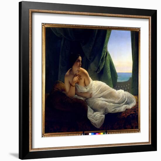 Painting by Francesco Hayez (1791-1882), 1839. Naples, Privee Collection.-Francesco Hayez-Framed Giclee Print