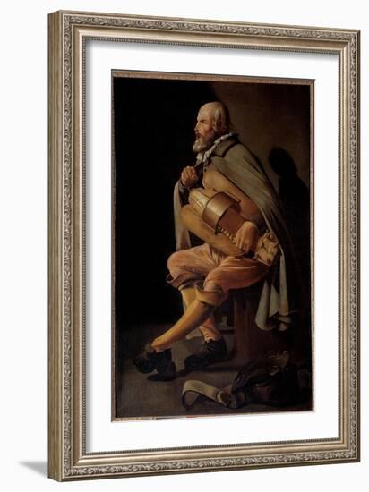 Painting by Georges De La Tour (1593-1652), 17Th Century. Nancy, Musee Des Beaux Arts-Georges De La Tour-Framed Giclee Print