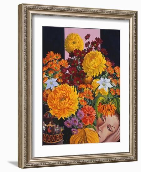 Painting in October, 2005-Christopher Ryland-Framed Giclee Print