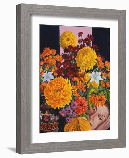 Painting in October, 2005-Christopher Ryland-Framed Giclee Print