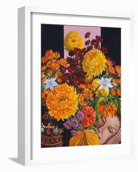 Painting in October, 2005-Christopher Ryland-Framed Giclee Print