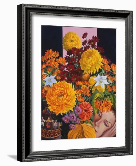 Painting in October, 2005-Christopher Ryland-Framed Giclee Print