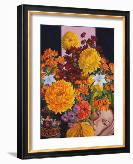 Painting in October, 2005-Christopher Ryland-Framed Giclee Print