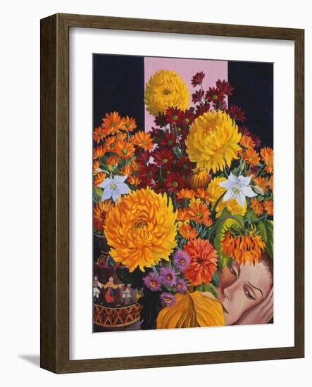 Painting in October, 2005-Christopher Ryland-Framed Premium Giclee Print