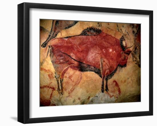 Painting in the Cave of Altamira, 35,000 to 11,000 Bc-null-Framed Giclee Print