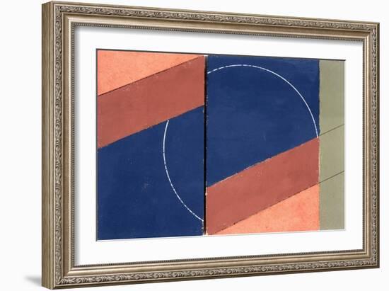 Painting - Interrupted Circle, 2000-George Dannatt-Framed Giclee Print