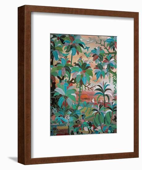 Painting, Neka Museum, Ubud, Island of Bali, Indonesia, Southeast Asia-Bruno Barbier-Framed Photographic Print