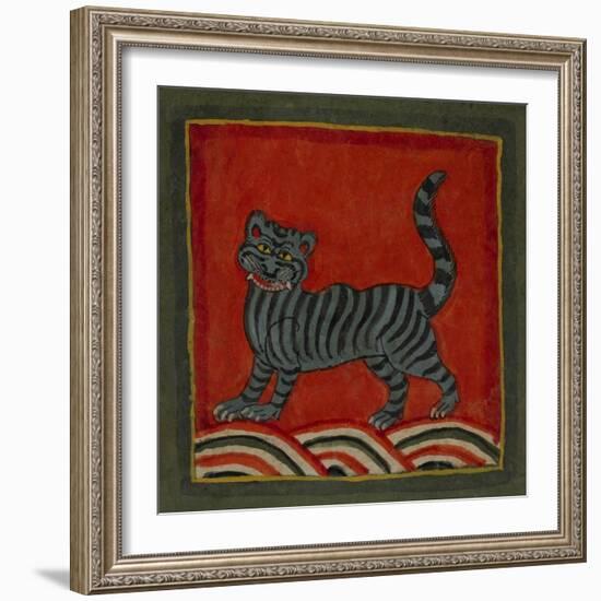 Painting Of a Member Of the Cat Family-null-Framed Giclee Print