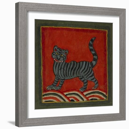 Painting Of a Member Of the Cat Family-null-Framed Giclee Print