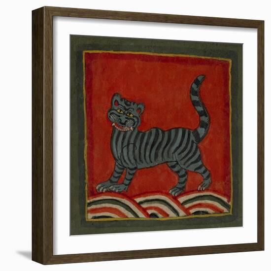 Painting Of a Member Of the Cat Family-null-Framed Giclee Print